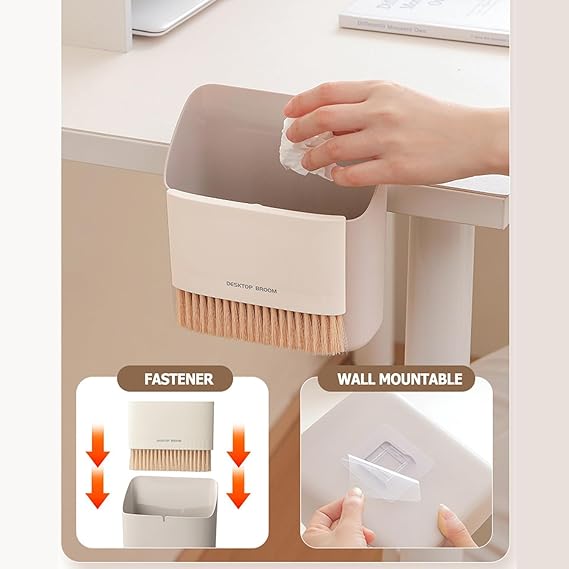 Compact Desktop Broom & Dustpan Set – Ideal for Corporate Workspaces