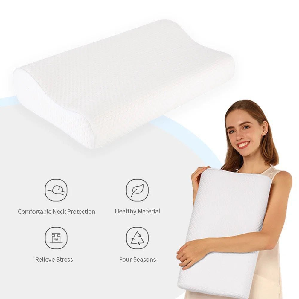 Ergonomic Adjustable Memory Foam Neck Pillow – Ultimate Comfort &amp; Support for Better