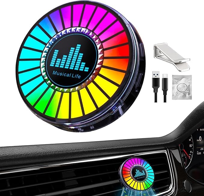 🚗 Light Up Every Drive with the Music Level Light! 🎵